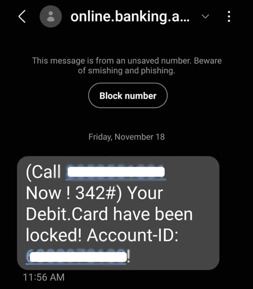 Scam Text